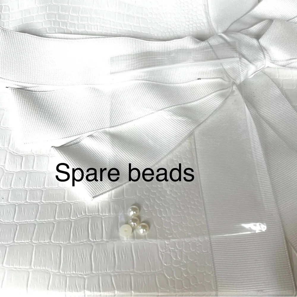 Stuart Weitzman Pearl Buckle Slide - Picture 8 of 8